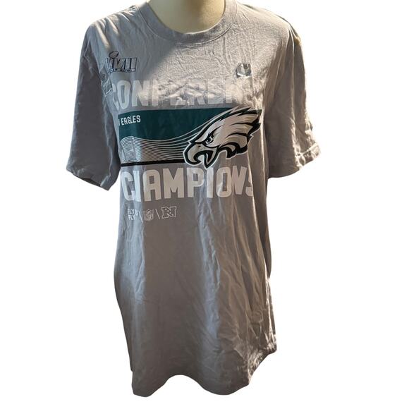 Nike Philadelphia Eagles NFC Conference Champions Tee, Super Bowl, Large, NWT - Picture 1 of 6